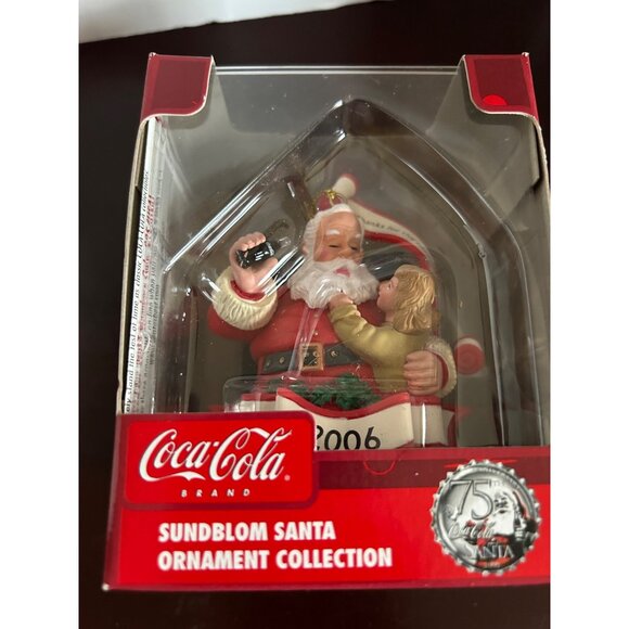 Coca-Cola 2006 Sundblom Santa Ornament Collection Christmas Collectible - Picture 3 of 7